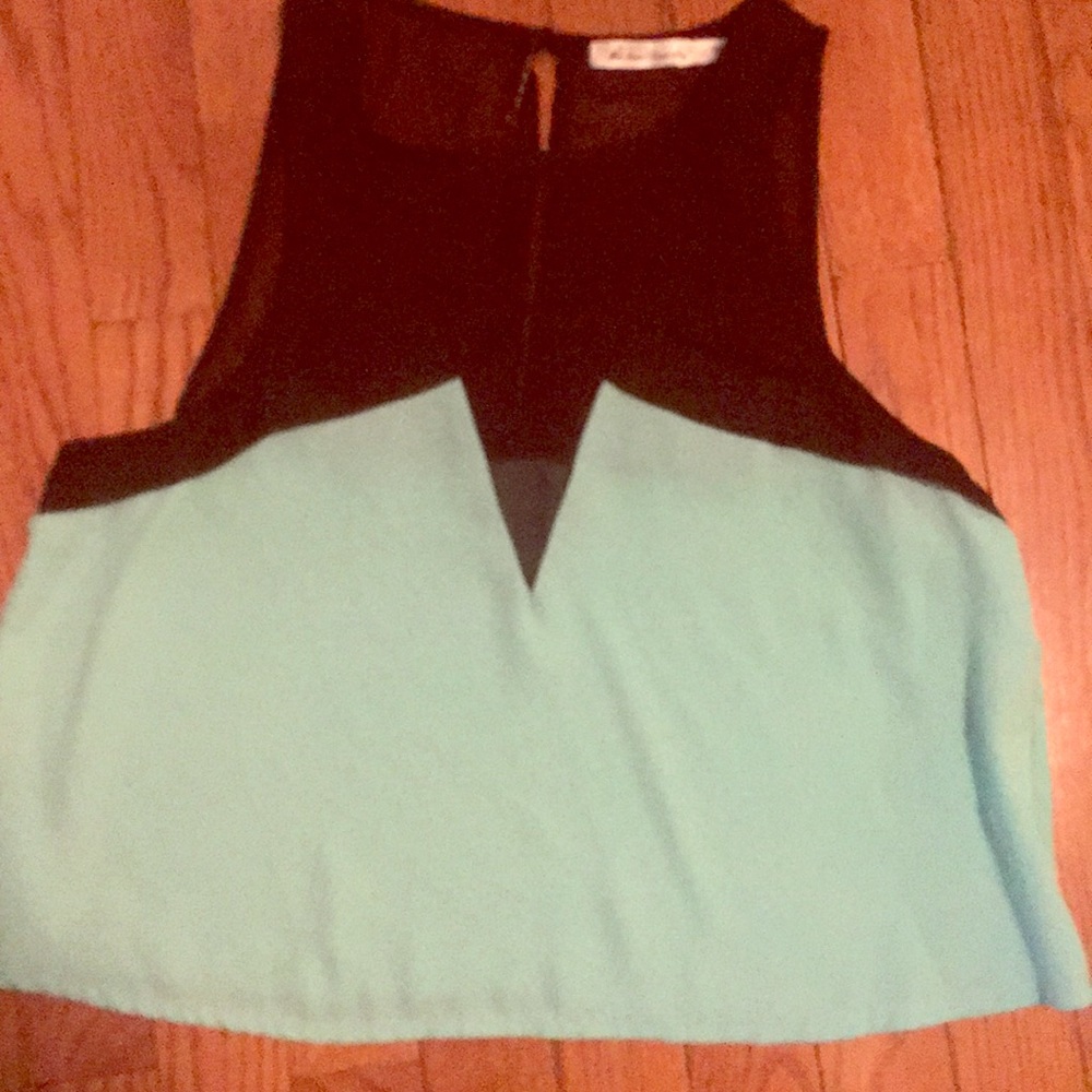 Semi sheer top